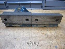 Bison 8 (200mm) 2 piece milling vise unlimited open hard ground jaws 1 close
