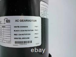 Bison AC Gear Motor 242 HS9054 1/8 HP 230V 60/50HZ Used