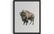 Bison Animal Watercolor Art Print Poster Wall Art Painting