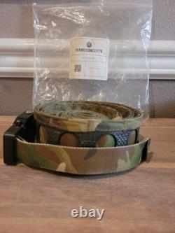 Bison Belt Multicam Nylon Webbing Size Large USA Made Tactical EDC Hiking