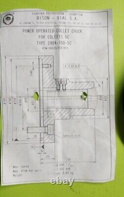 Bison Bial Power 5c Collet Chuck 2904-150-5c