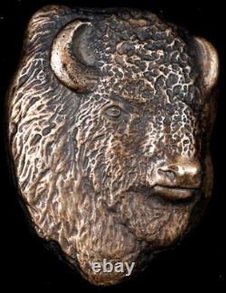 Bison Bullion 10 TOZ. 999 Silver Buffalo Head. 311.04 g ASW. At Silver Spot