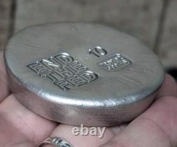 Bison Bullion 10 Troy Oz END THE FED Round. 9999 Fine Silver! Sealed! 