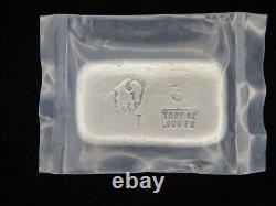 Bison Bullion 3 Oz Poured Silver Bar Z1837