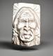 Bison Bullion 3oz Hand Poured Silver Art Bar NATIVE AMERICAN Trader