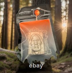 Bison Bullion 3oz Hand Poured Silver Art Bar NATIVE AMERICAN Trader