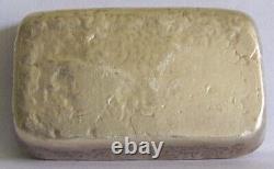 Bison Bullion 5 oz silver hand poured art bar Nebraska Refinery