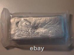 Bison Bullion BB 25 Troy Oz Hand-Poured Silver Bar Ingot. 999 FS Fine Silver