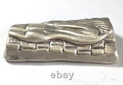 Bison Bullion Butt Babe 7 Oz. 999 Fine Silver Hand Poured Premium Bar, Nice