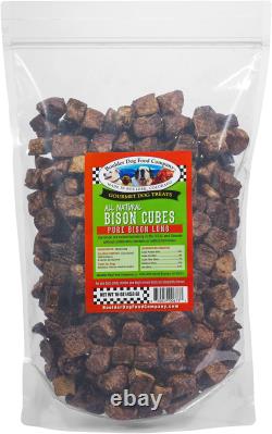 Bison Cubes Pure Bison Dog Treats All Natural Treats for Dogs. Vet Approved