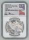 Bison Dollar 1 Oz Silver Ms70 1st Day Issue Mercanti Auto 1 Of 125