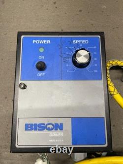 Bison Drive Control with Bodine Gearmotor Drive for DOUBLE E and SVECOM Goldenrod