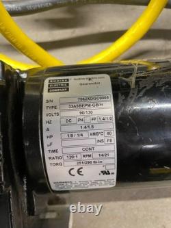 Bison Drive Control with Bodine Gearmotor Drive for DOUBLE E and SVECOM Goldenrod