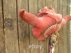 Bison Forehead, Black War Bonnet, Buffalo, Native American, Bison