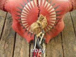 Bison Forehead, Black War Bonnet, Buffalo, Native American, Bison