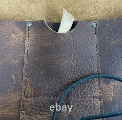 Bison Leather Muzzleloader Possible Bag And Ball Bag Belt Pouch Made In The USA