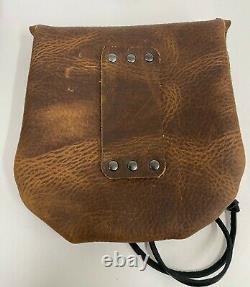 Bison Leather Muzzleloader Possible Bag And Ball Bag Belt Pouch Made In The USA