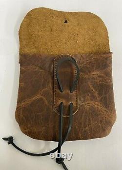 Bison Leather Muzzleloader Possible Bag And Ball Bag Belt Pouch Made In The USA