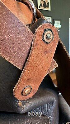 Bison Top-Grain Leather Backpack Unique & Handcrafted. One-of-a-Kind