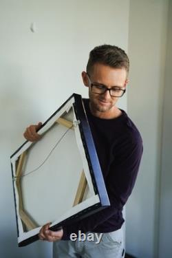 Bison and Hummingbird Yellowstone Wildlife Giclee Art Canvas Print