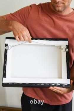 Bison and Hummingbird Yellowstone Wildlife Giclee Art Canvas Print