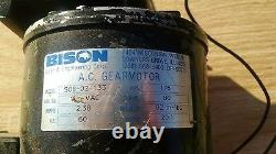 Bison gear motor 1/6 HP M/N 508-02-133 used
