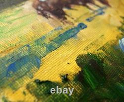 Bison in Wyoming 10x12 Grand Teton Landscape Oil Painting Buffalo Handmade