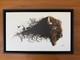 Bitumen Bull Painting / Print from Lucas Seaward Oil Sands Fine Art in Canada
