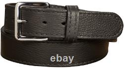 Black American Bison Belt Quality USA Handcrafted