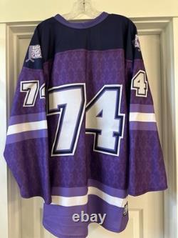 Bloomington Bison 2024-2025 Inaugural Season Hockey Fights Cancer Jersey #74