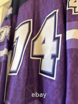 Bloomington Bison 2024-2025 Inaugural Season Hockey Fights Cancer Jersey #74
