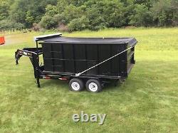 Brand New Rolloff Trailer Includes 1 15 Yard 14' Roll off Container