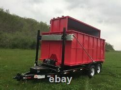 Brand New Rolloff Trailer Includes 1 15 Yard 14' Roll off Container