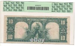 Bright Beautiful Bison Note $10 1901 Legal Tender Fr122 PCGS 15 FINE (L@@K)