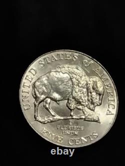 Brilliant Uncirculated 2005-D Jefferson Bison Nickel with minor flaws