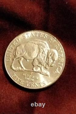 Brilliant Uncirculated 2005-D Jefferson Bison Nickel with minor flaws