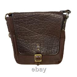 Brown Messenger Bag Coronado Leather Co Bison Leather