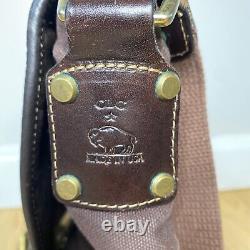 Brown Messenger Bag Coronado Leather Co Bison Leather
