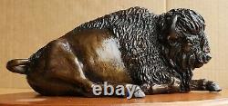 Bruce Contway Bronze Sculpture Bison Buffalo # 17 of 30 Western Southwestern
