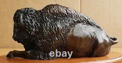 Bruce Contway Bronze Sculpture Bison Buffalo # 17 of 30 Western Southwestern