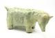 Brutalist Studio Pottery Bison Bull Sculpture Signed Cruz Vintage Abstract MCM