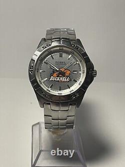 Bucknell Bison NCAA Stainless-Steel Watch by Fossil NEW (RARE)