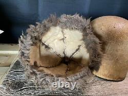 Buffalo Beanie Fur hat authentic American Bison USA RRL