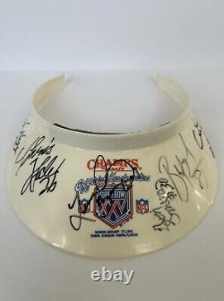 Buffalo Bills Autographed Super Bowl XXV Memorabilia- VERY RARE Stadium Visor