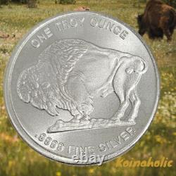 Buffalo Bison Indian 1oz. 999 Fine Silver Round, VARIOUS DESIGNS, Fast Ship
