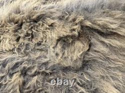 Buffalo Hair On Hide Large Extra Large