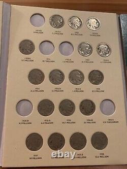 Buffalo Nickel Set in book