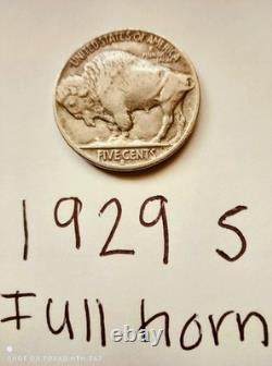 Buffalo Nickels Collection in Folder / Book, 57 Buffalo Coins, missing 7