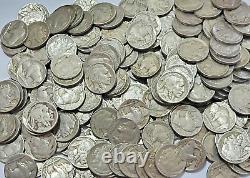 Buffalo Nickels Full Dates 500 Count Mixed Dates Free Shipping