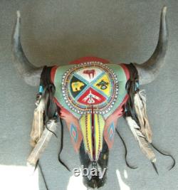 Buffalo Skull Art Native American Artist Mouka G2U